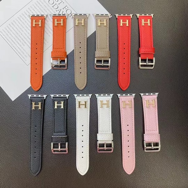 Hermes エルメス芸能人愛用 アップルウォッチUltra2，Apple Watch 9 10ベルト 腕時計 ストラップapple watch se2ストラップ ファッションアップルウォッチ7バンド 調節可能Apple Watch 8 7ベルト シリコン