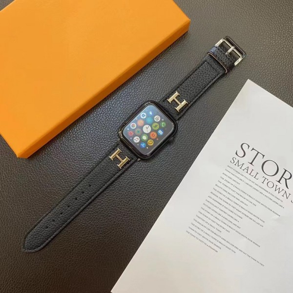 Hermes エルメス芸能人愛用 アップルウォッチUltra2，Apple Watch 9 10ベルト 腕時計 ストラップapple watch se2ストラップ ファッションアップルウォッチ7バンド 調節可能Apple Watch 8 7ベルト シリコン