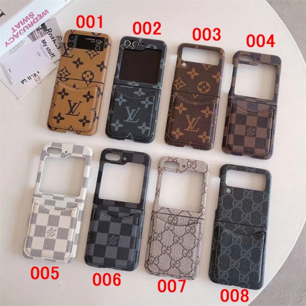 Gucci グッチ Lv ルイヴィトン ブランド Samsung Z flip 6 5 4スマホカバー 流行りかわいいGalaxy Z flip 5 4ケース 耐衝撃レザーギャラクシー Z flip 6 5 4ケース ビジネス 高品質 メンズ ブランドスマホケース 