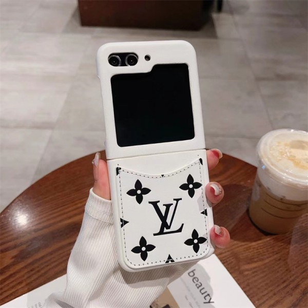 Lv ルイヴィトンブランド Samsung Z flip 6 5 4 3スマホカバー 流行りかわいいGalaxy Z flip 5 4ケース 耐衝撃レザーGalaxy Z Flip5 4 6スマホケース 携帯カバーギャラクシー Z FFlip5 4 6 3ケース ビジネス 高品質 メンズ