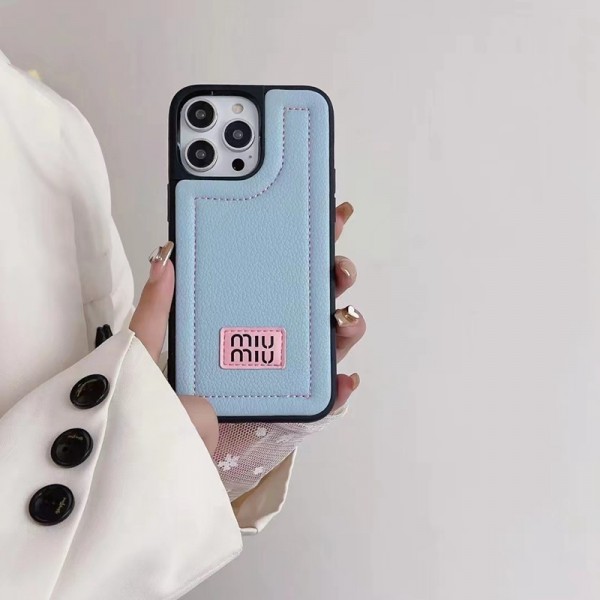 ミュウミュウ MiuMiuアイフォン15 ultra 14proブランドケースハイブランドiphone 14 Pro Max 15 Plusケースカバーアイフォン 15 14プロ マックス/14プロ/14カバー 落下防止アップル 15+ 14proブランドスマホカバー薄型オシャレ