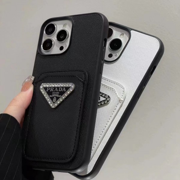 Prada プラダハイブランドiphone 14 Pro Max 15 Plusケースカバーアイフォン 15 14プロ マックス/14プロ/14カバー 落下防止アイフォン15/14proケースブランド 手触り良い 男女兼用iPhone 15 14 pro maxケースカバー