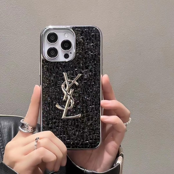 Ysl イブサンローランアイフォン15 ultra 14proブランドケース耐衝撃のiPhone 15 14 ultra plusスマホケースアイフォン15/14proケースブランド 手触り良い 男女兼用iPhone 15 14 pro maxケースカバー