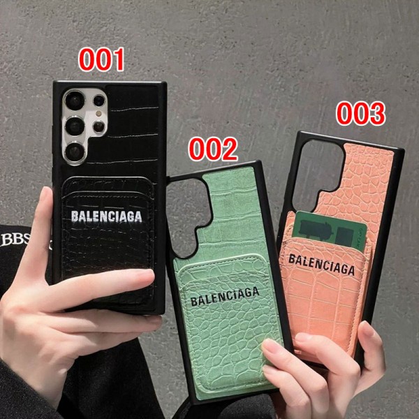 バレンシアガ男女兼用samsung s24/s23ultra ブランドコピーケース セレブ愛用 Balenciaga Galaxy S23 S24 samsung s24 ultraケースブランドギャラクシーs23 s24 + ultraスマホカバー激安パロディ カード収納 のgalaxy note20ケース大人気