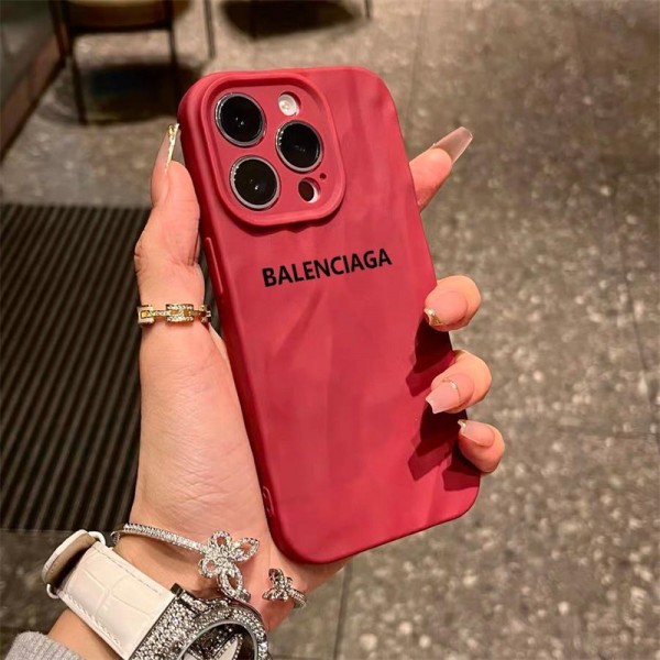 Balenciaga バレンシアガハイブランドiphone16 14 Pro Max 15 Plusケースカバーアイフォン 15 14 16プロ マックス/15プロ/16カバー 落下防止耐衝撃のiPhone 15 pro max 14  13 12 plusスマホケースアイフォン15/14 13pro 12 miniケースブランド 手触り良い 