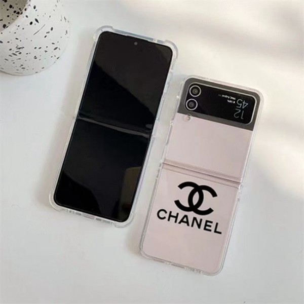 Chanel シャネルブランド Samsung Z flip 6 5 4スマホカバー 流行りGalaxy Z Flip5 4 6スマホケース 携帯カバーギャラクシー Zケース ビジネス 高品質 メンズブランドカバー 落下保護