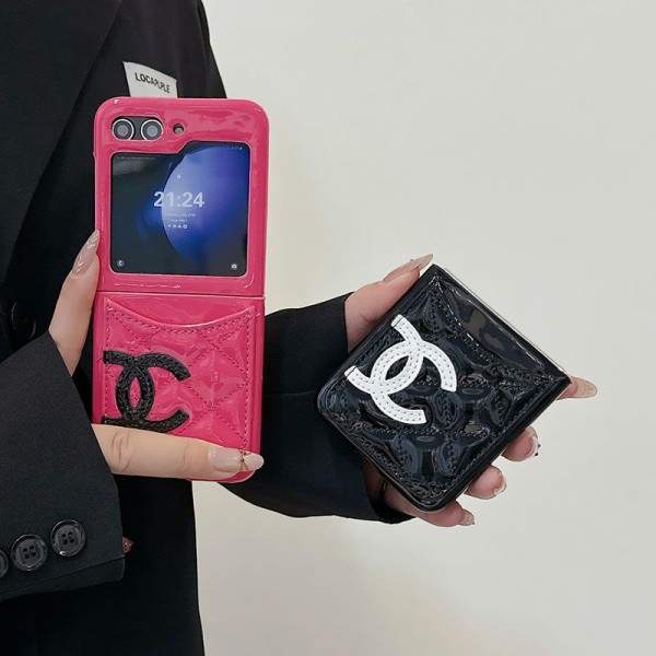 Chanel シャネルGalaxy Z Flip5 4 6 3スマホケース 携帯カバーギャラクシー Zケース ビジネス 高品質 メンズSamsungスマホケース気質オシャレGalaxy Z Flip5/4ケース 高級感 シンプル 逸品 8色