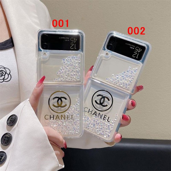 Chanel シャネルSamsung Z FLIP5 4 6スマホケース 気質 オシャレ Galaxy z Flip5 4 6ブランドスマホケース ブランドギャラクシー Z Flip5 4 6カバー 落下保護Galaxy Z Flip5/4ケース 高級感 シンプル 逸品