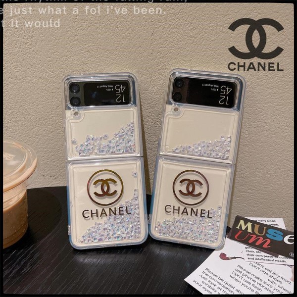 Chanel シャネルSamsung Z FLIP5 4 6スマホケース 気質 オシャレ Galaxy z Flip5 4 6ブランドスマホケース ブランドギャラクシー Z Flip5 4 6カバー 落下保護Galaxy Z Flip5/4ケース 高級感 シンプル 逸品