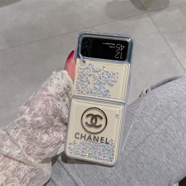 Chanel シャネルSamsung Z FLIP5 4 6スマホケース 気質 オシャレ Galaxy z Flip5 4 6ブランドスマホケース ブランドギャラクシー Z Flip5 4 6カバー 落下保護Galaxy Z Flip5/4ケース 高級感 シンプル 逸品