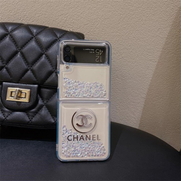 Chanel シャネルSamsung Z FLIP5 4 6スマホケース 気質 オシャレ Galaxy z Flip5 4 6ブランドスマホケース ブランドギャラクシー Z Flip5 4 6カバー 落下保護Galaxy Z Flip5/4ケース 高級感 シンプル 逸品