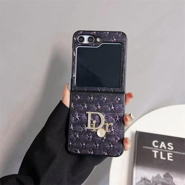 Dior ディオールかわいいGalaxy Z flip 6 5 4ケース 耐衝撃レザーGalaxy Z Flip5 4スマホケース 携帯カバーギャラクシー Z Fold5/Fold4ケース ビジネス 高品質 メンズ Galaxy z fold5 4ブランドスマホケース 