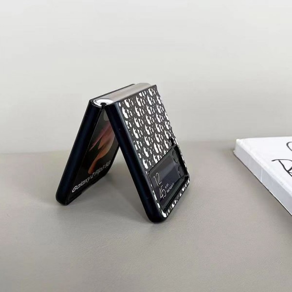 Dior ディオールかわいいGalaxy Z flip 6 5 4ケース 耐衝撃レザーギャラクシー Z Fold5/Fold4ケース ビジネス 高品質 メンズSamsung Z Fold5 4スマホケース気質オシャレ Galaxy z fold5 4ブランドスマホケース 