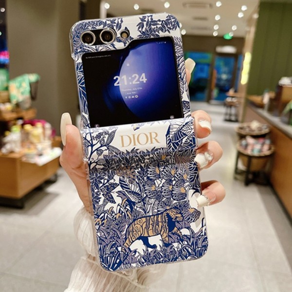 Dior ディオールかわいいGalaxy Z flip 5 4ケース 耐衝撃レザーギャラクシー Zケース ビジネス 高品質 メンズSamsung Zスマホケース気質オシャレGalaxy Z Flip5/4ケース 高級感 シンプル 逸品