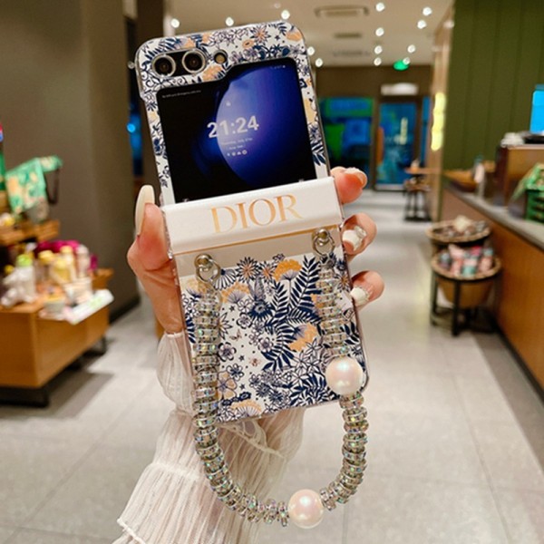 Dior ディオールかわいいGalaxy Z flip 5 4ケース 耐衝撃レザーギャラクシー Zケース ビジネス 高品質 メンズSamsung Zスマホケース気質オシャレGalaxy Z Flip5/4ケース 高級感 シンプル 逸品