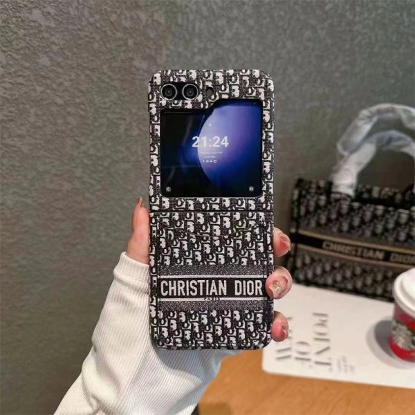 Dior ディオール Galaxy Z Flip5 4 6スマホケース 携帯カバー Galaxy z fold5 4 6ブランドスマホケース ブランドギャラクシー Z Flip5 4 6カバー 落下保護Galaxy Z Flip5/4ケース 高級感 シンプル 逸品