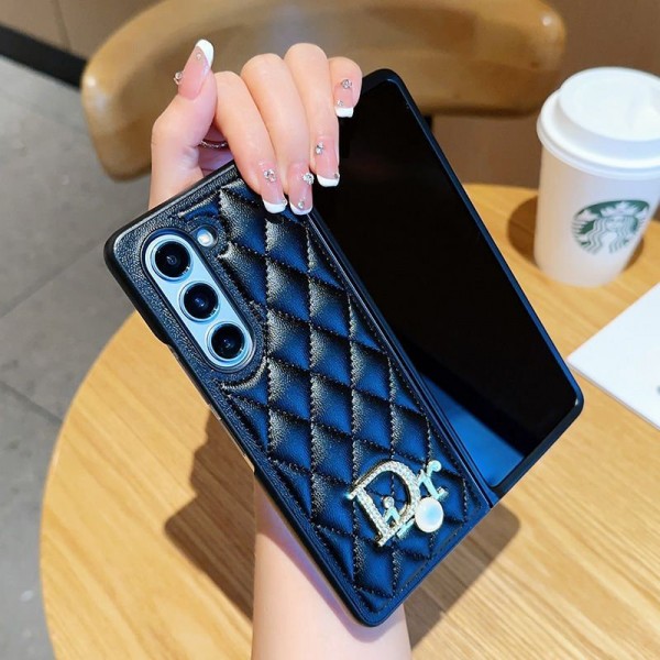 Dior ディオール ブランド Samsung Z Fold 6 5 4 スマホカバー 流行り ギャラクシー Z Fold5/Fold4 6ケース ビジネス 高品質 メンズ Galaxy z fold5 4 6ブランドスマホケース  高級感 シンプル 逸品