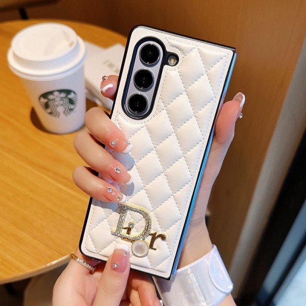 Dior ディオール ブランド Samsung Z Fold 6 5 4 スマホカバー 流行り ギャラクシー Z Fold5/Fold4 6ケース ビジネス 高品質 メンズ Galaxy z fold5 4 6ブランドスマホケース  高級感 シンプル 逸品