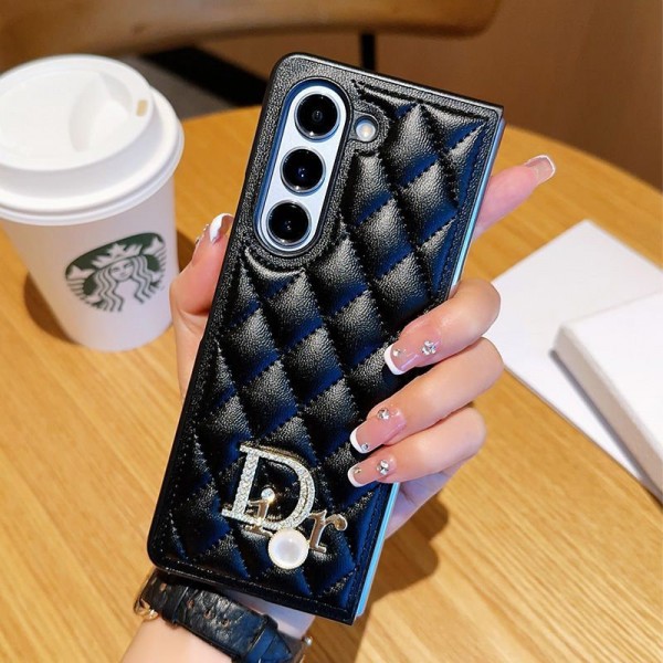 Dior ディオール ブランド Samsung Z Fold 6 5 4 スマホカバー 流行り ギャラクシー Z Fold5/Fold4 6ケース ビジネス 高品質 メンズ Galaxy z fold5 4 6ブランドスマホケース  高級感 シンプル 逸品