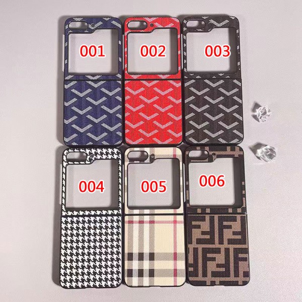 Burberry バーバリー Goyard ゴヤール Fendi フェンディ ブランド Samsung Z flip 5 4スマホカバー 流行りGalaxy Z Flip5 4スマホケース 携帯カバーギャラクシー Zケース ビジネス 高品質 メンズ ブランドスマホケース 