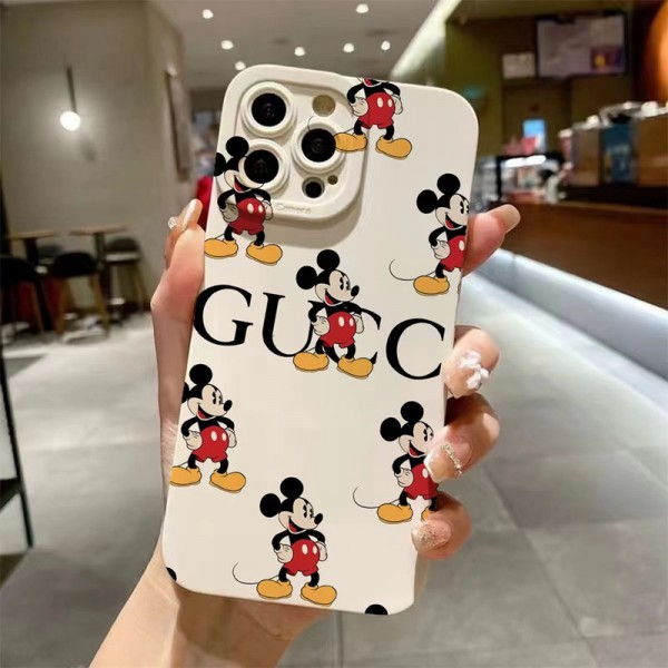 Gucci グッチアイフォン 14プロ マックス/14プロ/14カバー ディズニー 落下防止耐衝撃のiPhone 14  plusスマホケースブランドiPhone  14 プロマックススマホカバー激安アップル 14pro+ ブランドスマホカバー薄型オシャレ