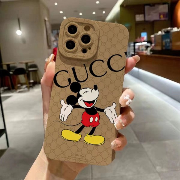 Gucci グッチアイフォン 14プロ マックス/14プロ/14カバー ディズニー 落下防止耐衝撃のiPhone 14  plusスマホケースブランドiPhone  14 プロマックススマホカバー激安アップル 14pro+ ブランドスマホカバー薄型オシャレ