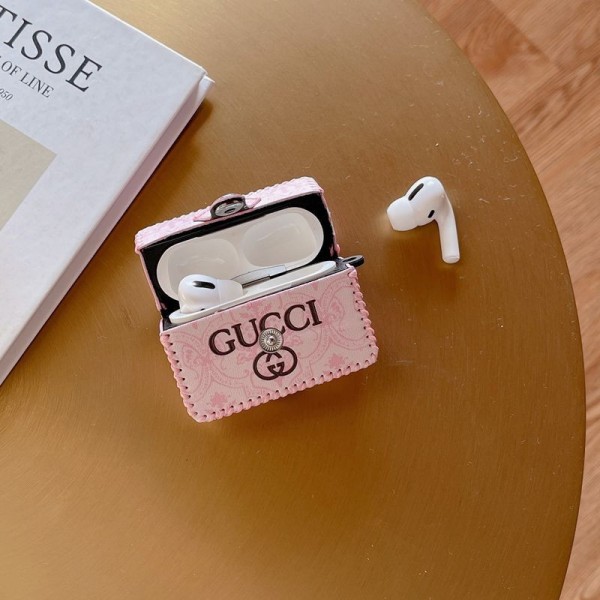 Gucci グッチブランド Airpods Pro2/3ケース 保護ブランド Airpods Pro2/3 メンズ レディースairpods pro2 ケース シリコンairpods pro2/3 3ケース ストラップ付き