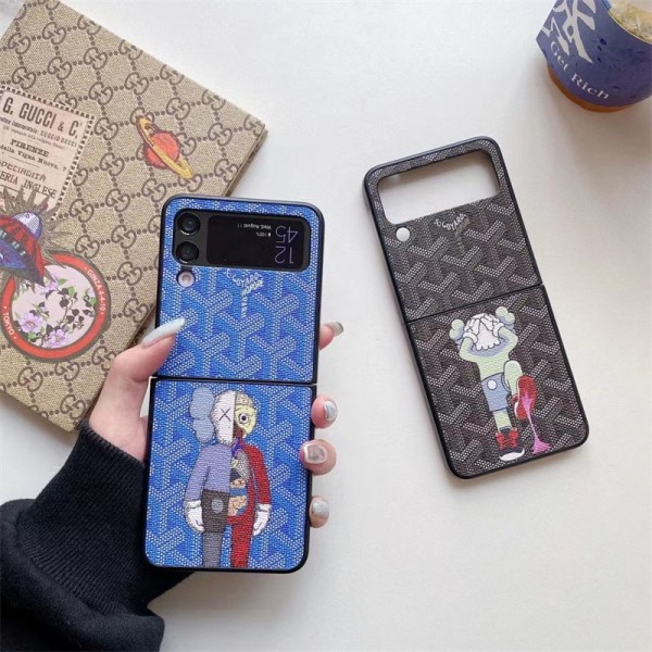 Goyard ゴヤール ブランド Samsung Z Fold 6 5 4 flip 6 5 4スマホカバー 流行りかわいい Galaxy Z flip Fold 5 4ケース 耐衝撃レザーギャラクシー Z Fold5/Fold4 6ケース ビジネス 高品質 メンズブランドギャラクシー Z Flip5 4 6カバー 落下保護