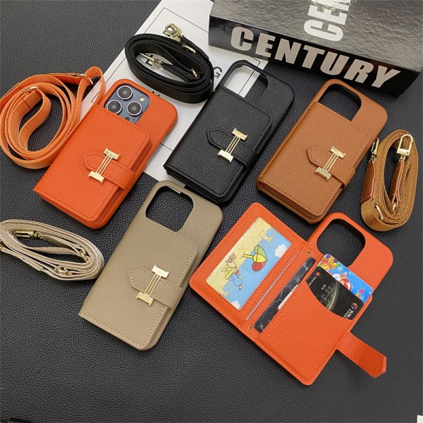 Hermes ギャラクシー S23 S24 Ultra Plus ケースセレブ愛用 エルメス iphone 16 15 pro max/14plus Galaxy S23 S24 samsung s24 ultraケースブランド 斜め掛け ギャラクシーs23 s24 + ultraスマホカバー 激安 パロディ サムスンS23/S24+/S24ULTRAカバーケース 耐衝撃