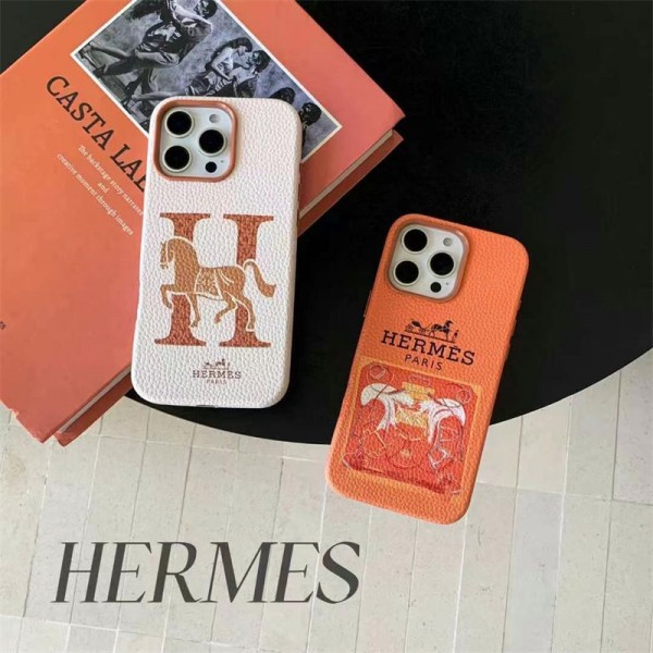 Hermes エルメスアイフォン 16プロ マックス/15プロ/16カバー 落下防止ブランドiPhone  16プロマックス15 14スマホカバー激安アイフォン15/14 13pro 12 ケースブランド 手触り良い アップル 15+ 14pro 16ブランドスマホカバー薄型オシャレ