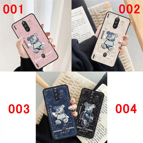 カウズ Galaxy S23+/S23ultra/s22/A53/A54携帯カバー かわいい熊柄 オシャレ Kaws ブランド iPhone14Pro/13mini/12pro max/11ケース 全面保護 キズ防止 XPERIA 1V/5iv/10vケース スリム 軽量 ファッション 男女兼用