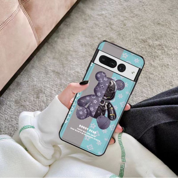 Lv ルイヴィトン Celine セリーヌ Google Pixel 7 Pixel 6 Pro グーグル ピクセル 7 7プロケースグッチ可愛い熊 女の子ペア グーグルハイブランドスーパーコピー代引可スマートフォン 保護ケース