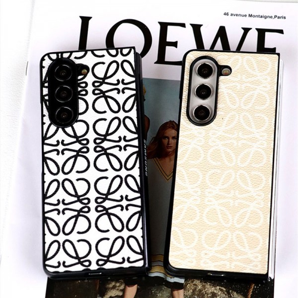 LOEWE ロエベ ブランド Samsung Z Fold 6 5 4 スマホカバー 流行りGalaxy Z Fold5 4 6スマホケース 携帯カバーギャラクシー Z Fold5/Fold4 6ケース ビジネス 高品質 メンズ Galaxy z fold5 4 6ブランドスマホケース 