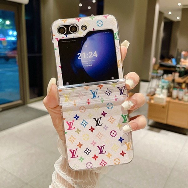 Lv ルイヴィトンブランド Samsung Z flip 6 5 4スマホカバー 流行りかわいいGalaxy Z flip 5 4ケース 耐衝撃レザーギャラクシー ケース ビジネス 高品質 メンズ Galaxy ブランドスマホケース 