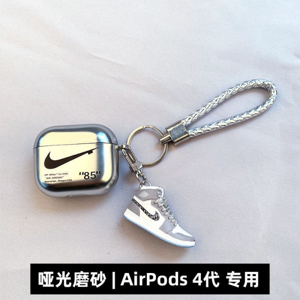 Nike ナイキ ブランド Airpods Pro2 4/3ケース 保護 第4世代 airpods pro2 MAXケース ハイブランド 落下防止airpods pro2 4ケース シリコンairpods pro2/3 3ケース ストラップ付き