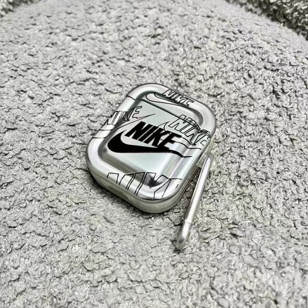 Nike ナイキ エアーポッズ 第四世代ケース 便利 カラビナ付き軽量 エアーポッズ 4/プロ2/3カバー 紛失防止airpods 4 pro2ケース シリコンairpods pro2/4 3ケース ストラップ付き