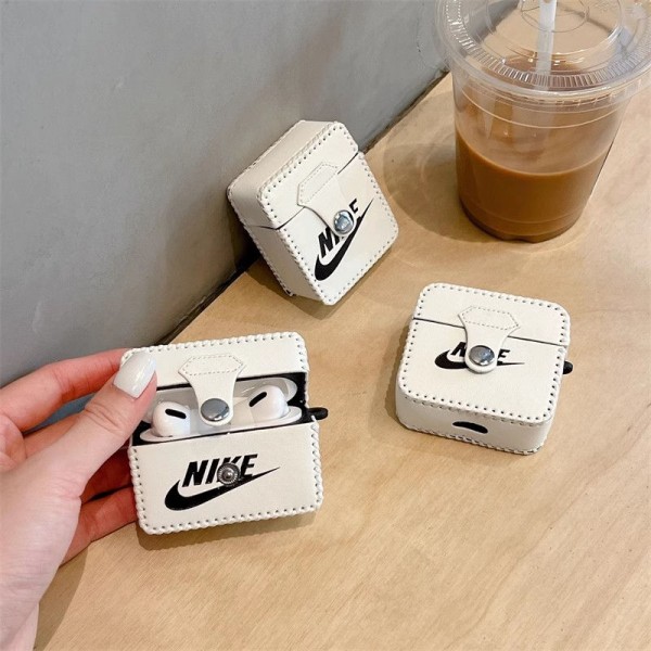 Nike ナイキ軽量 エアーポッズ 4/プロ2/3カバー 紛失防止ブランド Airpods Pro2/3 4メンズ レディースairpods 4 pro2ケース シリコンairpods pro2/4 3ケース ストラップ付き