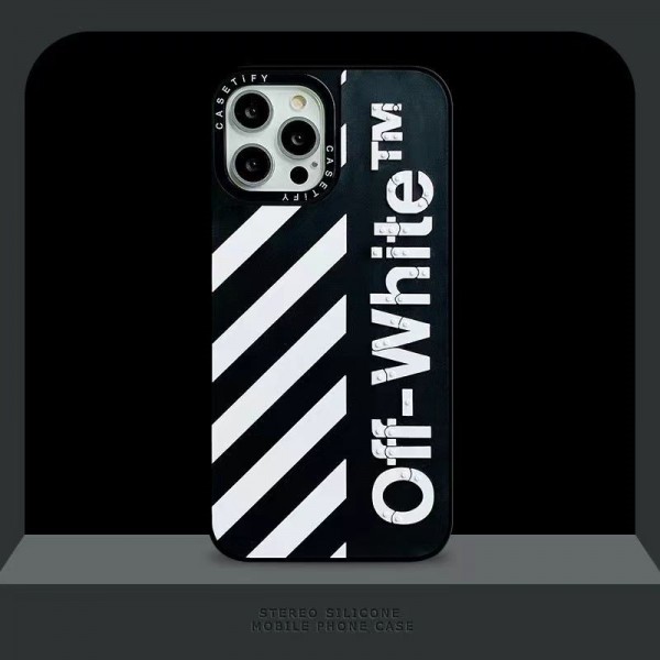 オフホワイト ハイブランドiphone16 14 Pro Max 15 PlusケースカバーOff-White アイフォン 15 14 16プロ マックス/15プロ/16カバー 落下防止耐衝撃のiPhone 15 pro max 14  13 12 plusスマホケースアイフォン15/14 13pro 12 miniケースブランド 手触り良い 