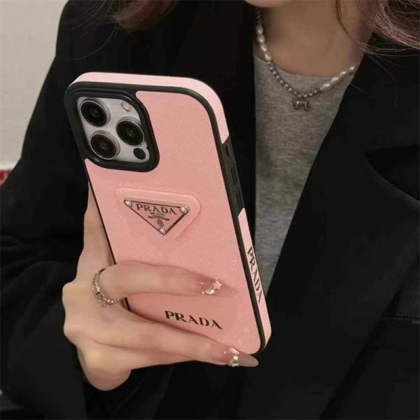 Prada プラダアイフォン16 pro max 15 plus 14pro ブランドケースハイブランドiphone16 14 Pro Max 15 Plusケースカバーアイフォン 16プロ マックス/15プロ/16カバー 落下防止アップル 15+ 14pro 16ブランドスマホカバー薄型オシャレ