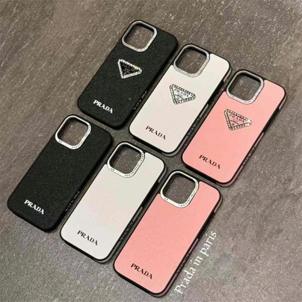 Prada プラダアイフォン16 pro max 15 plus 14pro ブランドケースハイブランドiphone16 14 Pro Max 15 Plusケースカバーアイフォン15/14 13pro 12 ケースブランド 手触り良い 男女兼用iPhone 15 14 16 pro maxケースカバー