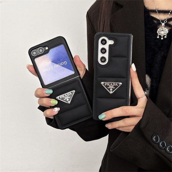 Prada プラダブランド Samsung Z Fold 6 5 4 flip 6 5 4スマホカバー 流行りGalaxy Z Flip5 4 6スマホケース 携帯カバーギャラクシー Z Fold5/Fold4 6ケース ビジネス 高品質 メンズSamsung Z Fold5 4 6スマホケース気質オシャレ