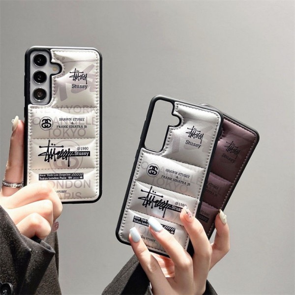 Stussy ステューシーギャラクシー s25 S23 S24 Ultra Plus ケースセレブ愛用Galaxy s25+ S23 S24 samsung s24 ultraケースサムスン s25/S23/S24+/S24ULTRAカバーケース耐衝撃高級感っぽいブランドスマホケースgalaxy s24