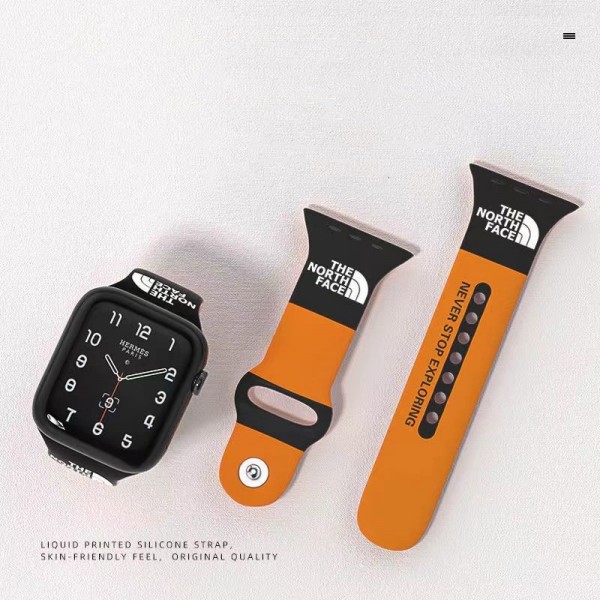  THE NORTH FACE アップルウォッチSE2/ultra2バンド 柔らかい ザノースフェイス apple watch se2/9/10ストラップ ファッション 通気性 Apple Watch ultraバンド メンズ レディース アップルウォッチ 8/7バンド 調節可能