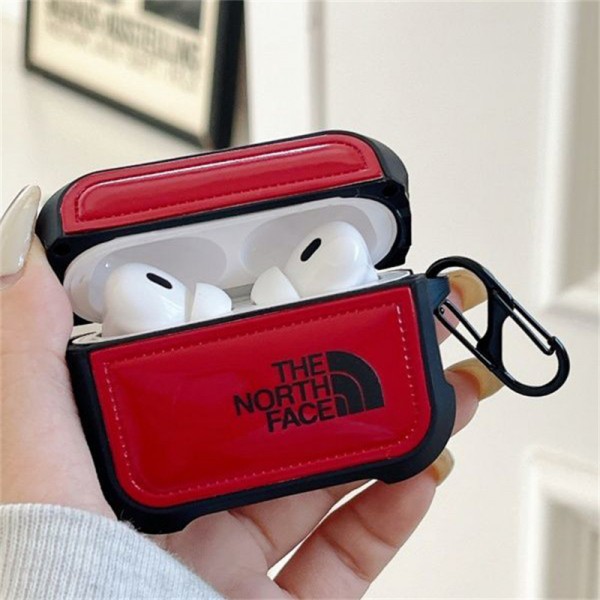 ザノースフェイス THE NORTH FACE ブランド Airpods Pro2 4/3ケース 保護 エアーポッズ プロ2ケース 便利 カラビナ付き軽量 エアーポッズ プロ2/3 4カバー 紛失防止airpods pro2 4 MAXケース シリコン