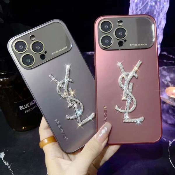 Ysl イブサンローランアイフォン15 plus 14proブランドケースハイブランドiphone 14 Pro Max 15 Plusケースカバーアイフォン15/14proケースブランド 手触り良い アップル 15+ 14proブランドスマホカバー薄型オシャレ