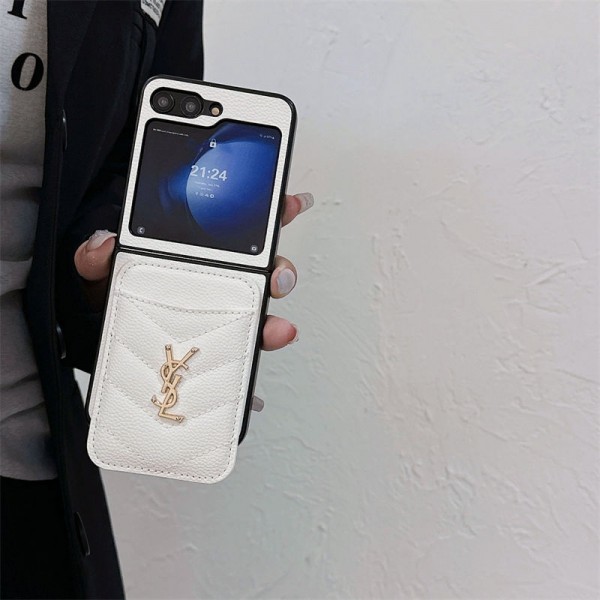 Ysl イブサンローランかわいいGalaxy Z flip Fold 65 4ケース 耐衝撃レザー Galaxy Z Flip5 4 6スマホケース 携帯カバーギャラクシー Z Fold5/Fold4 6ケース ビジネス 高品質 メンズ Galaxy z fold5 4 6ブランドスマホケース 