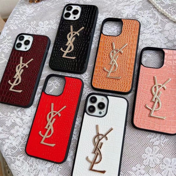 Ysl イブサンローランアイフォン16 pro max 15 plus 14pro ブランドケース ハイブランドiphone16 14 Pro Max 15 Plusケースカバーアイフォン15/14 13pro 12 ケースブランド 手触り良い 男女兼用iPhone 15 14 16 pro maxケースカバー