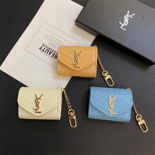 Ysl イブサンローラン ブランド Airpods 4/3/Pro2ケース 保護 第3世代 airpods 4/pro2 ケース ハイブランド 落下防止ブランド Airpods Pro2/3 4メンズ レディースairpods 4 pro2ケース シリコン