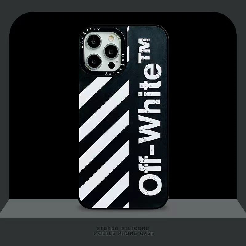 Off-White オフホワイトアイフォン15 plus 14pro 16 pro maxブランドケース