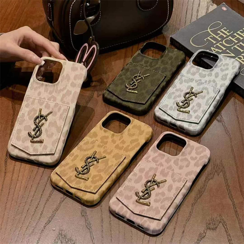 Ysl iPhone 16プロマックス15 14スマホカバー